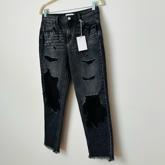 New Cello Jeans Slim Fit Boyfriend Distressed - Picture 8 of 14